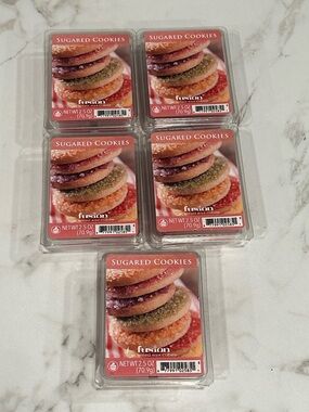 Fusion SUGAR COOKIE 2.5oz Scented Wax Melts Lot of 5 NEW